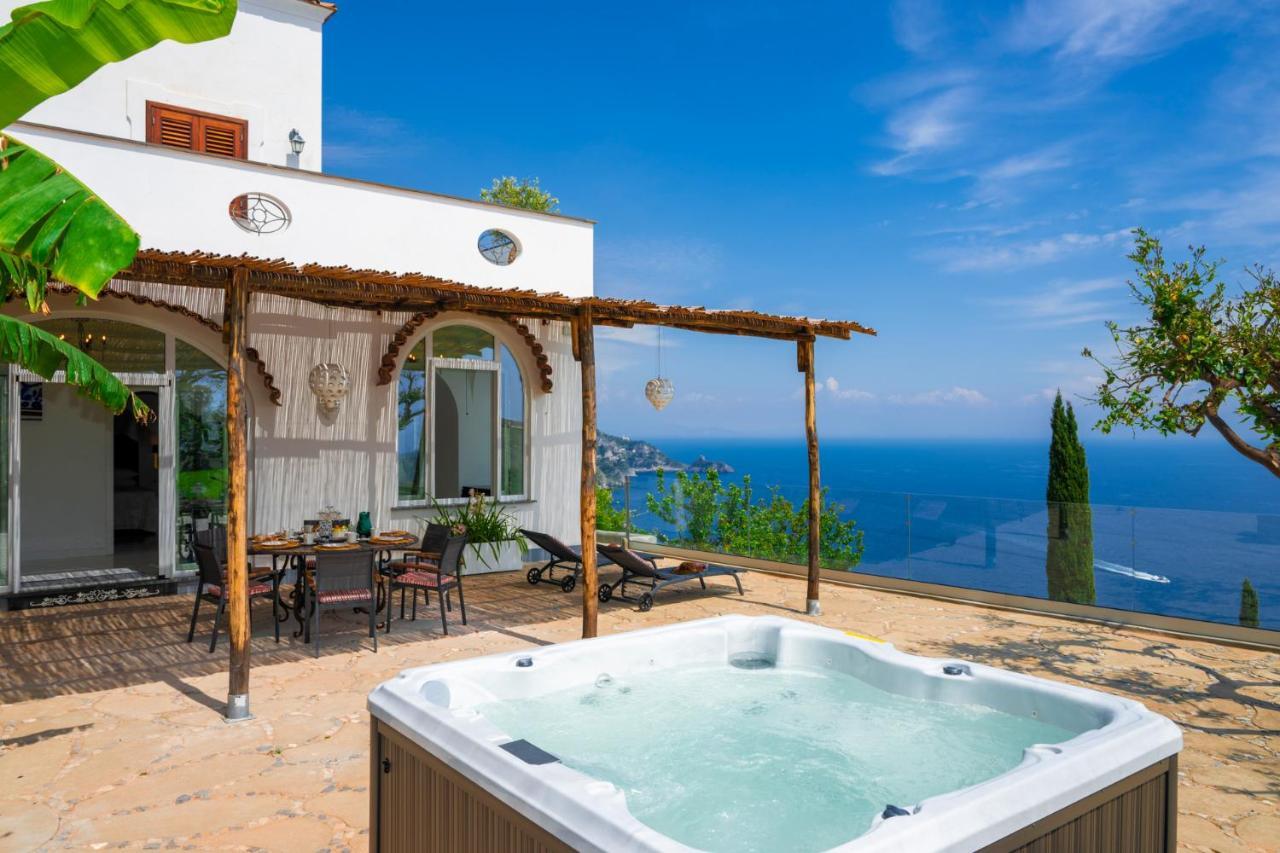 Villa Mimina - Exclusive Villa With Garden, Jacuzzi And Sea View برايانو المظهر الخارجي الصورة
